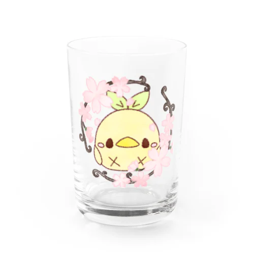 ☆透過☆春ぴよぴよ Water Glass