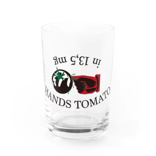 HANDS TOMATO Water Glass