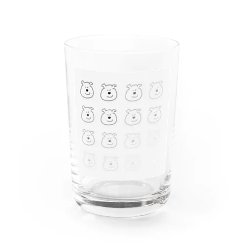 犬グラデーション Water Glass