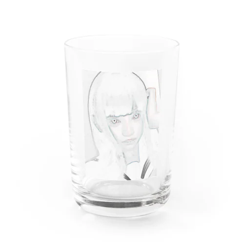 女子高生ホワイト Water Glass