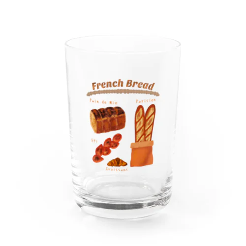 French Bread Water Glass