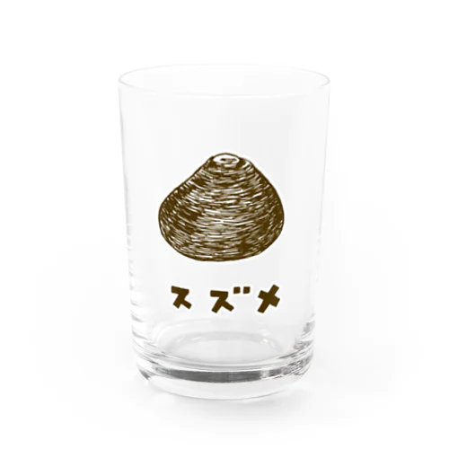 すずめって聞こえるべ Water Glass