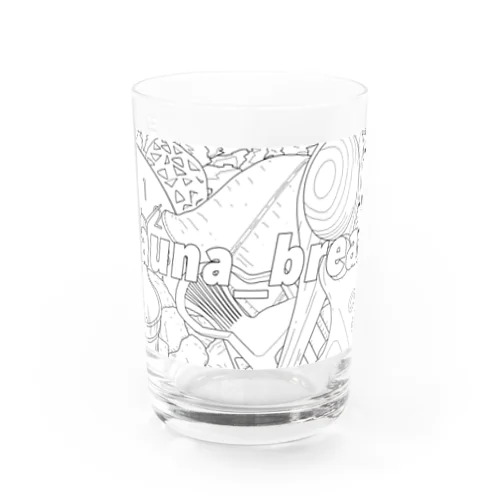 items_b&w Water Glass