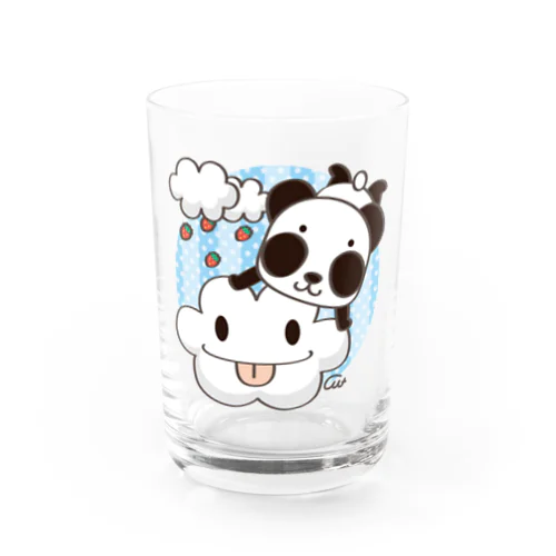 ズレちゃんとくもちゃん Water Glass