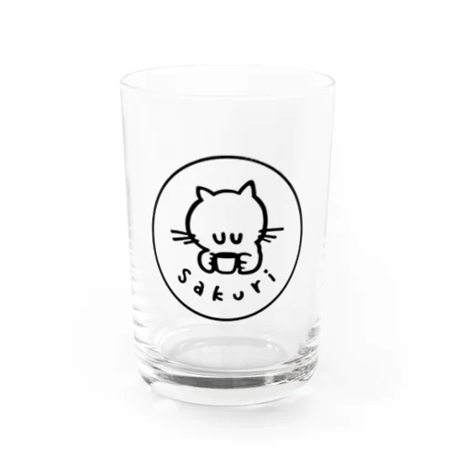 ねこちゃん Water Glass