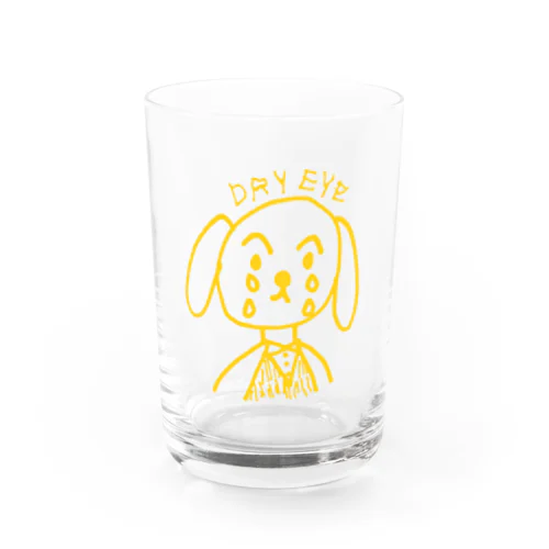 ドライアイ(yellow) Water Glass