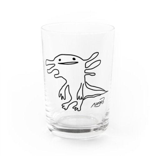 ウーパールーパーのうぱ Water Glass