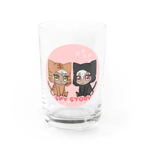 にゃんこだよ Water Glass