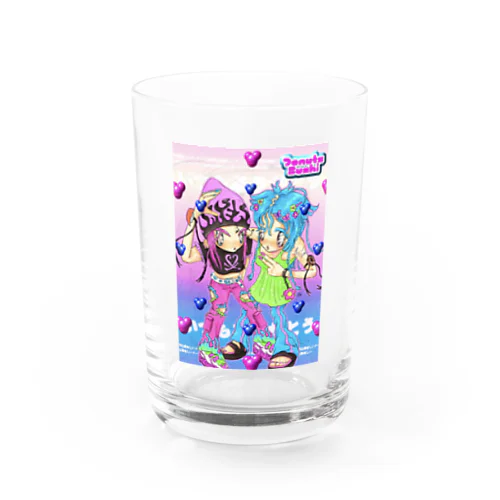 ドーナツとお寿司をこれから食べに行く Water Glass