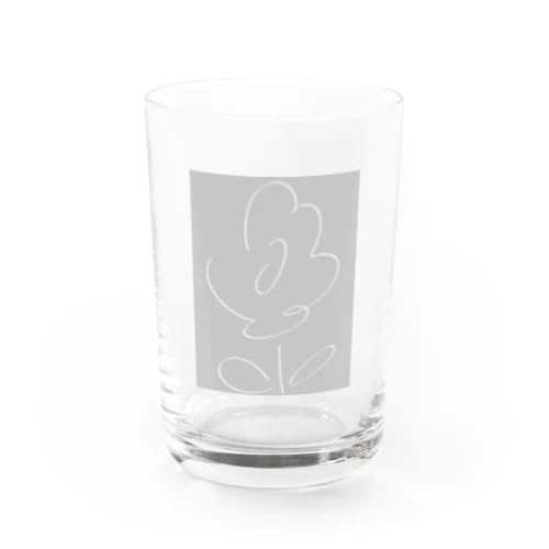 しろいおはな Water Glass