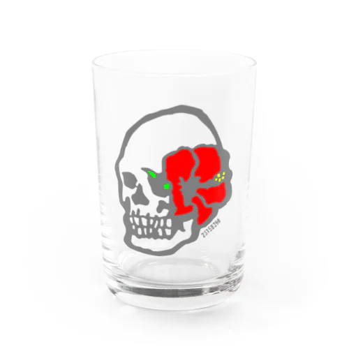 Skull vase "RD" Water Glass