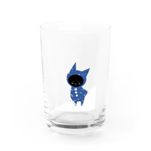 にゃーころ寒い Water Glass