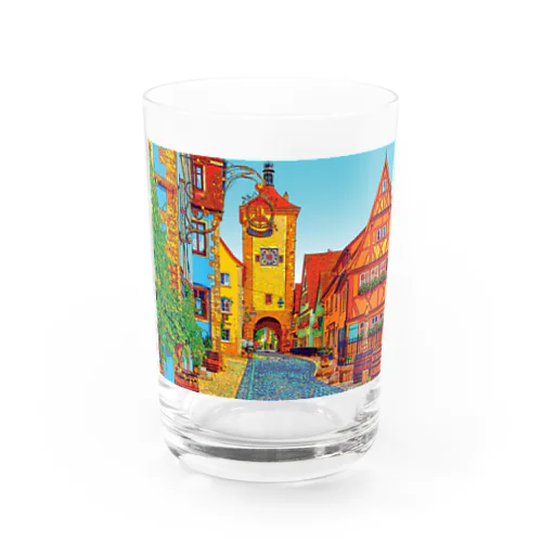 ドイツ ローテンブルクのジーバー塔 Water Glass