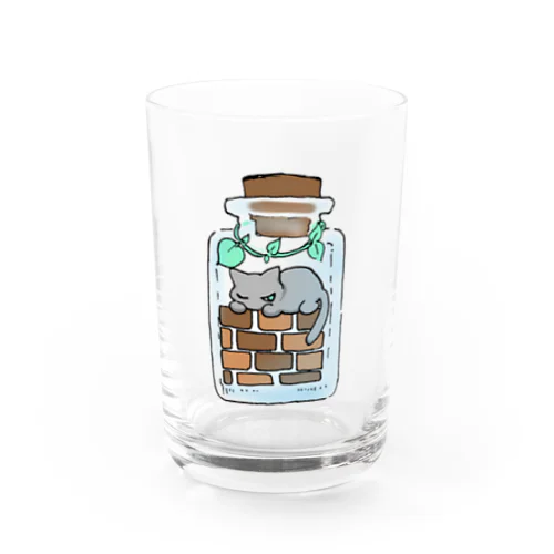 瓶入りねこ Water Glass