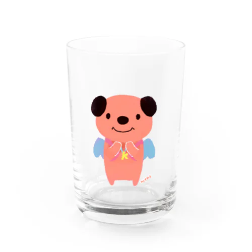 祈り犬かなえのイラスト全身ver Water Glass