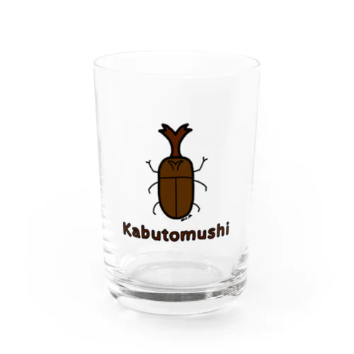 Kabutomushi (カブトムシ) 色デザイン Water Glass