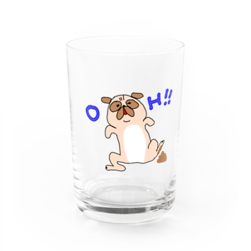 自らフンでいくスタイル Water Glass