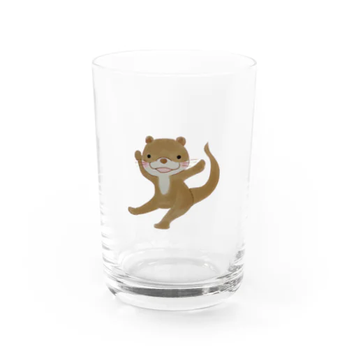 調子乗ってるカワウソ Water Glass