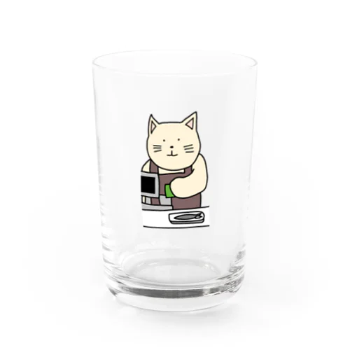 レジねこ Water Glass