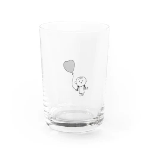 バルーンおなご Water Glass