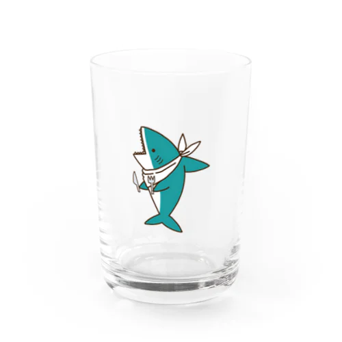 はらぺこサメ Water Glass