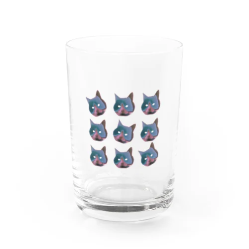 ネコにゃご（増） Water Glass