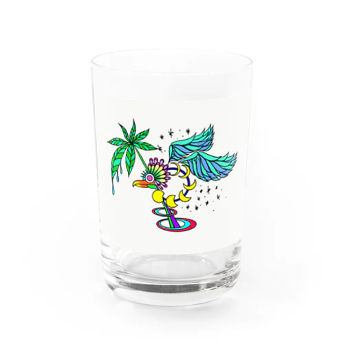 Stargazer Chill bird Water Glass