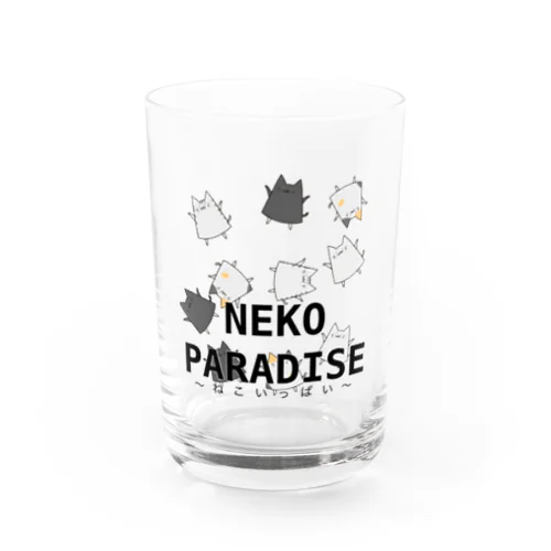 ねこいっぱい Water Glass