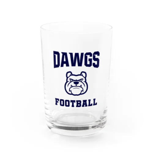 DAWGS NAVY Water Glass