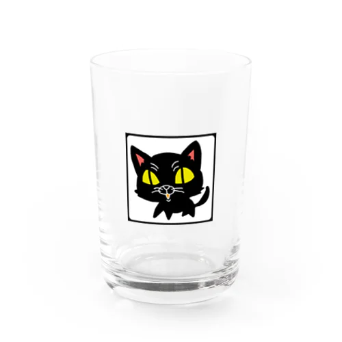 にゃん吉ニャ。(フチあり) Water Glass