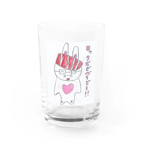 マグロママ Water Glass