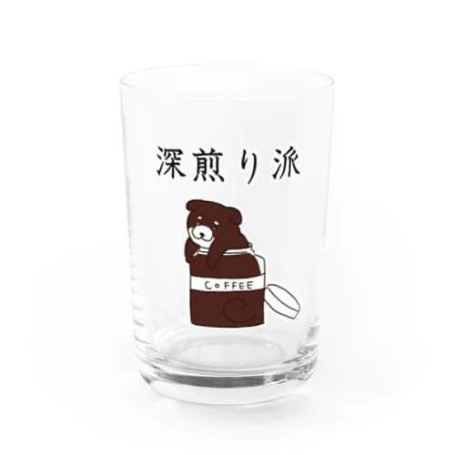 深煎り派@柴犬 Water Glass