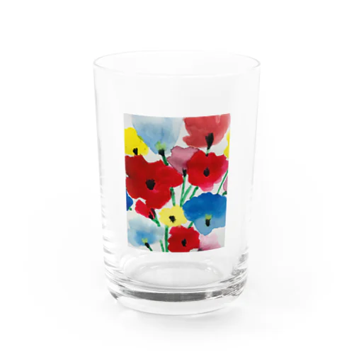 flower Water Glass