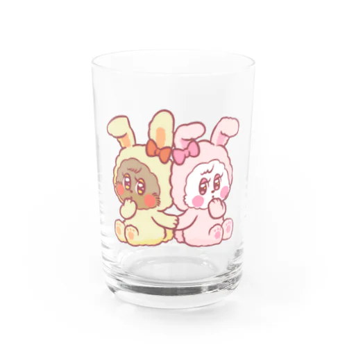 ウサギのすーまるさん Water Glass