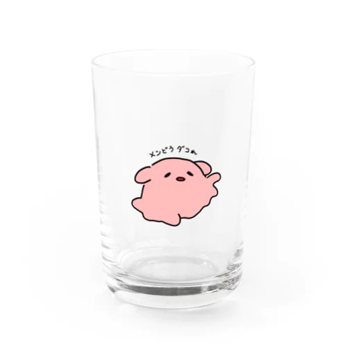 メンどうダコれ Water Glass