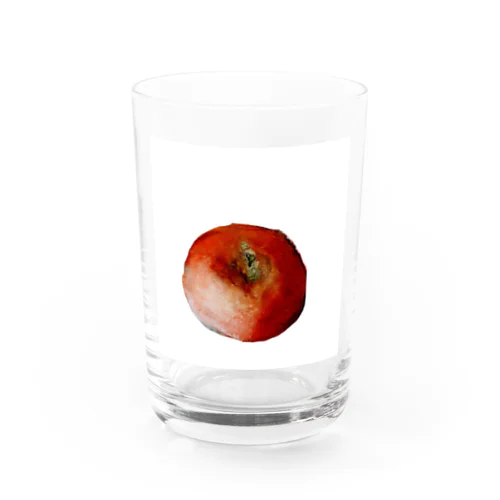 りんご リンゴ  水彩画 水彩 アート 絵 イラスト Water Glass