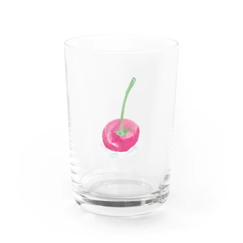 unfold - cherry Water Glass