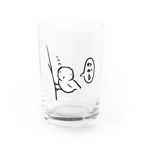 わかるトリ Water Glass