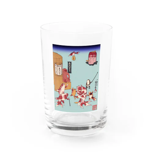 金魚づくし さらいとんび Water Glass