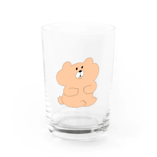  BBくまおすわり Water Glass