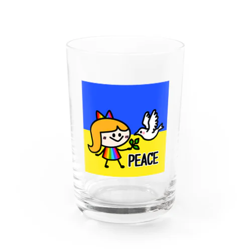 PEACE グラス