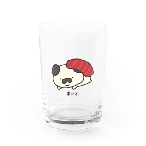 おすしパグ Water Glass