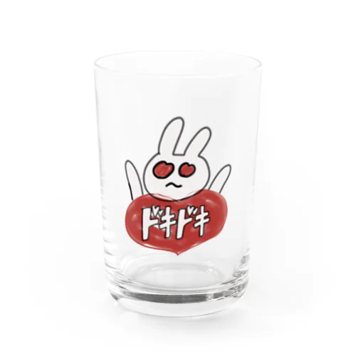 ドキドキうさぎ Water Glass