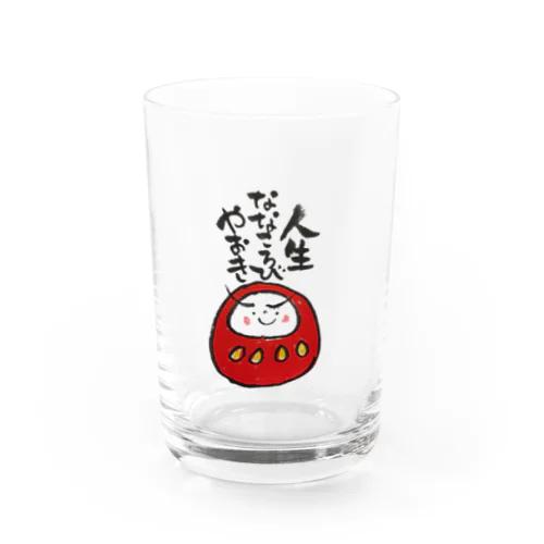 あかだるまちゃん Water Glass