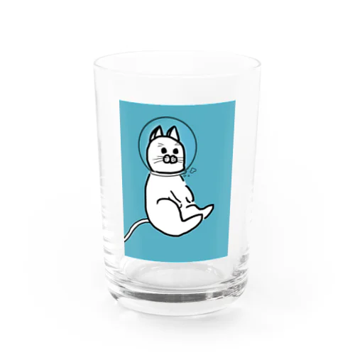 泳ぐ 猫 Water Glass