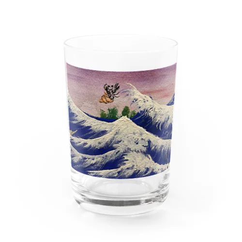 やどかりサーファー Water Glass