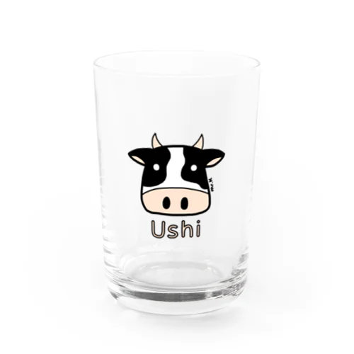 Ushi (牛) 色デザイン Water Glass