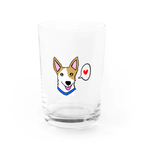 ジャックラッセルくん Water Glass