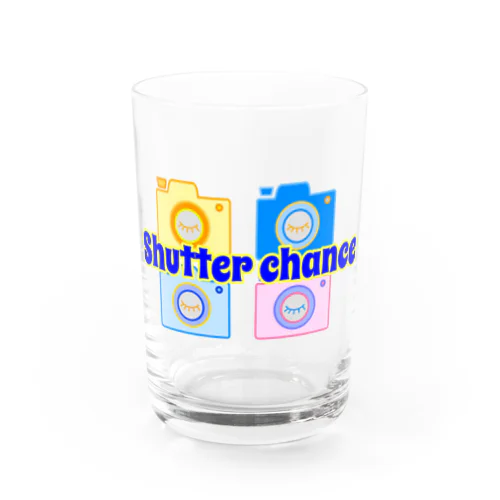 シャッターチャンス　カラフル Water Glass