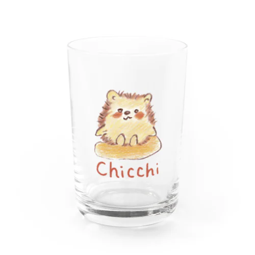 ハリネズミのチッチ🦔のグラス Water Glass